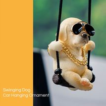 Floruit Labrador Retriever Car Mirror Hanging Accessories Cute Swinging Dog Rear - £15.95 GBP