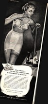 Sexy Vintage 1951 Life by Formfit Girdle with Garters &amp; Bra Original Ad d4 - $22.24
