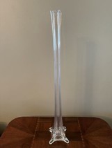 Tall Clear Glass Eiffel Tower Vase for Wedding Party Flowers Centerpieces 24 in - £18.98 GBP