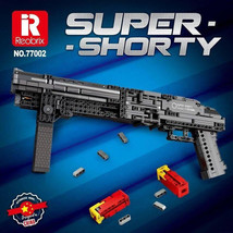 Super Shorty Pistol Building Blocks Set MOC Military Gun Bricks DIY Model Toys - £41.24 GBP