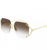 GUCCI GG0646S 002 Gold/Brown 60-17-135 Sunglasses New Authentic - £234.30 GBP