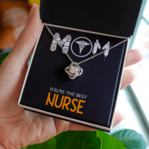 Mom Nurse Healthcare Medical Worker Nurse Appreciation Infinity Knot Necklace M - £45.52 GBP+