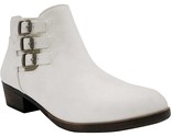 Sugar Women Ankle Booties Tikki US 8M White Distressed Faux Leather - £19.78 GBP