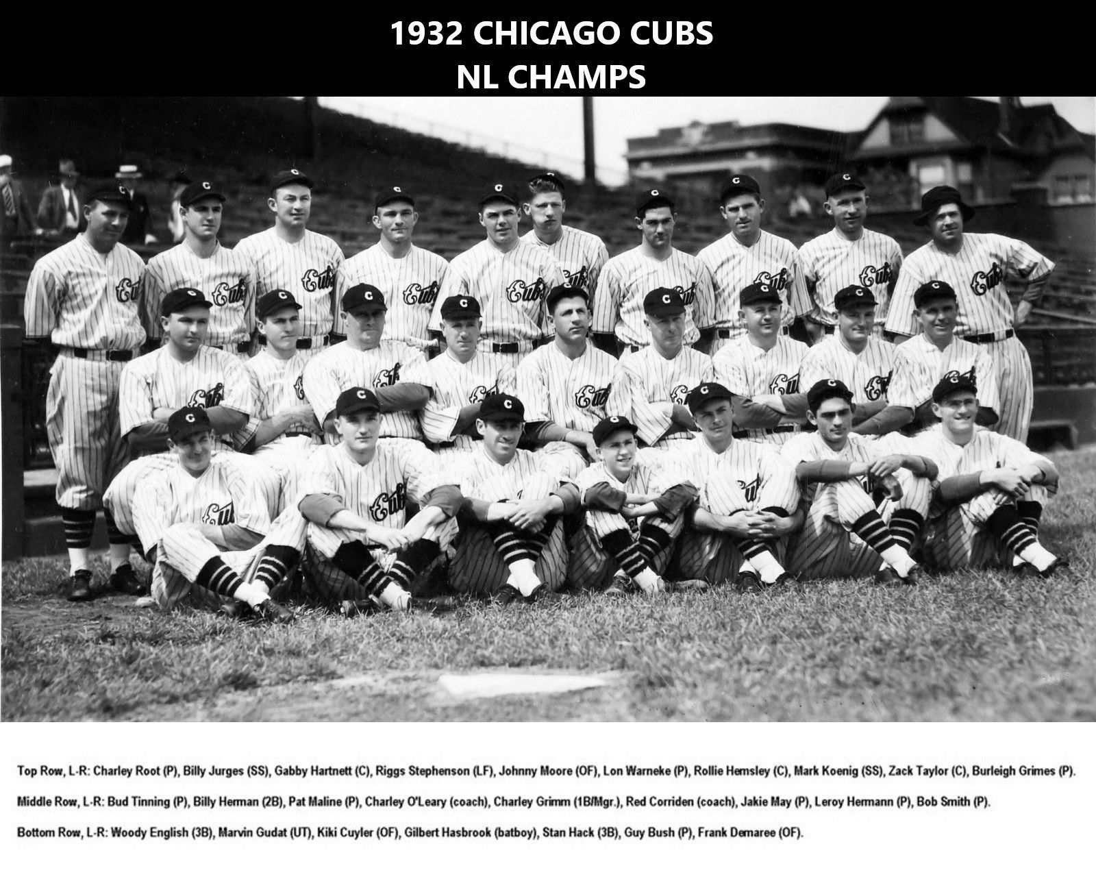 1932 CHICAGO CUBS 8X10 TEAM PHOTO BASEBALL PICTURE MLB - £3.94 GBP