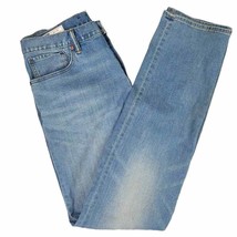 Gap Jeans Women&#39;s Size 34 x 36 Straight Leg High Rise Denim Faded Denim Pants - £15.81 GBP