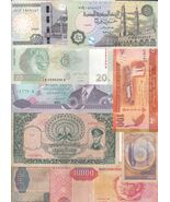 Weltbanknoten, Los Von 9, Gemischte Sammlung, WBN-210 - $20.81