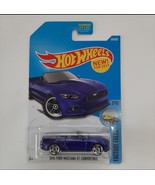Hot Wheels 2015 Ford Mustang GT Convertible Blue 2017 Factory Fresh Coll... - £11.01 GBP