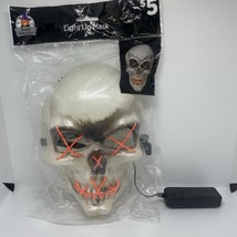 Light Up Skull LED Mask Wire Light Up Face mask  Halloween Costume Mask ... - $218.11 MXN