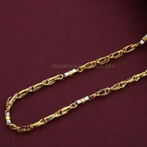 Unisex Italian Turkey chain 916% 22k Gold Chain Necklace Daily wear Jewelry 62 - £2,255.08 GBP+