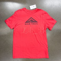 NWT Nike Trail DX2183-604 Men Dri-Fit Running Training Top T-Shirt Light... - £19.61 GBP