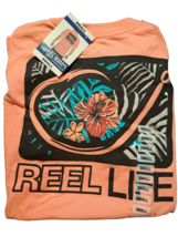 Reel Life Men&#39;s Blooming Dahlia Short Sleeve Soft Lightweight Tee Size S NWT - £14.72 GBP