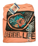 Reel Life Men&#39;s Blooming Dahlia Short Sleeve Soft Lightweight Tee Size S... - £14.97 GBP