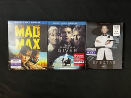 6 Blu-ray Lot! Giver 007 Mad Max Foxcatcher Hercules Aviator - 9 Movies Total! - £27.97 GBP