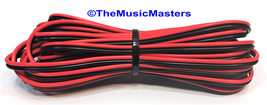 14 Gauge 15&#39; ft SPEAKER WIRE Red Black Cable Car Audio Home Stereo 12V D... - £8.13 GBP