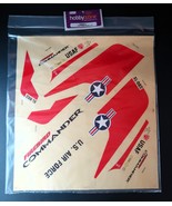 Hobby Zone NOS HBZ2513 USAF Decal Sheet NRFP RC Airplane Stickers - $371.81 MXN