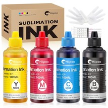 Sublimation Ink Refilled Bottles Work With Wf7710 Et2760 Et2720 Et2803 E... - $42.99