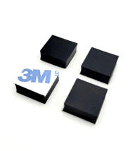 1/2&quot; Square Stick on Feet 3/16&quot; Thick Non Slip Pads 3M Rubber Bumpers Pack of 24 - $14.95