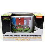 Teenage Mutant Ninja Turtles Ceramic Bowl w/ Chopsticks - $33.61 CAD