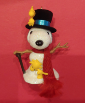 2006 Hallmark Peanuts Snoopy Woodstock Joe Coolest Keepsake Ornament Nib - £8.74 GBP