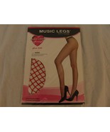New Music Legs Hosiery Red Plus Size 9030Q Mini Diamond Net Pantyhose Nylon - $14.38