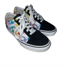 Vans Ward Rainbow Check Shoes Womens Size 5.5 Colorful Old Skool Sneaker... - £15.94 GBP