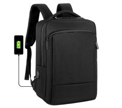Laptop Backpack Men 15.6 Inch Office Work bagpack Usb Charging Business Bag Unis - £45.64 GBP