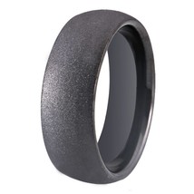 8MM Tungsten Carbide Ring for Women Men Size 6-13 Rose Gold-Black-Silver-Blue Sa - £28.33 GBP