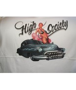 50&#39;s Customized Buick-High Society on a new White extra large (XL) tee s... - £14.38 GBP
