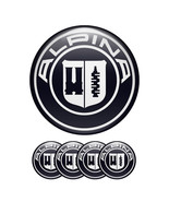 Set of 4 Alpina Logo Domed Sticker for Rim Center Wheel Hub Cap Emblem - £7.55 GBP - £20.85 GBP