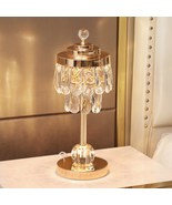 Crystal lamp Fashionable light luxury bedroom bedside table lamp - $405.49 CAD