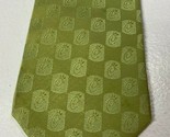 CHICK-FIL-A Mens Lime Green Logo Neck Tie Vintage Team Style - £21.57 GBP