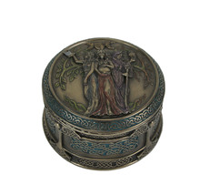 Celtic Triple Goddess Maiden Mother Crone Trinket Box - £28.08 GBP