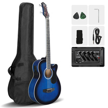 Glarry GMB101 4 string Electric Acoustic Bass Guitar w/ 4-Band Equalizer - £157.31 GBP