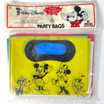 Mickey Mouse Disney Vintage Party Bags 10 Pack Loot Minnie Goofy Donald Duck USA - £28.43 GBP