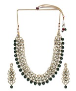 Gold Plated Jewelry Set for Women Kundan Stone Necklace - £16.90 GBP