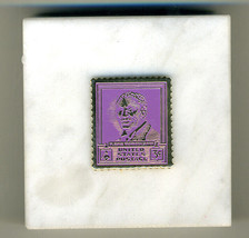 George Washington Carver Replica Stamp Scott 953 Marble Paperweight - £15.50 GBP