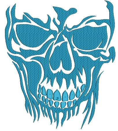 Skull Machine Embroidery Designs, instantly download - $3.50