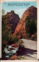 Pillars of Hercules Colorado Springs CO Postcard PC278 - £3.97 GBP