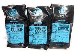 Heb Cafe Ole - Snickernut Cookie Texas Medium Roast Ground Coffee 12 Oz 3 Pack - £34.36 GBP