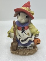 My Blushing Bunnies  “Let’s Brew Up Some Halloween Fun” 1999 Enesco Witch - £69.98 GBP