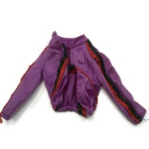Barbie Purple Disco 70&#39;s Style silk shirt Vintage Clothing - $4.94