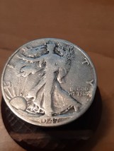 ½ Half Dollar Walking Liberty Silver Coin 1941 D Denver Mint 50C KM#142 - £12.83 GBP