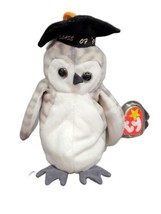 Ty Beanie Baby WISER the 1999 Graduation Owl 7&quot; - £6.23 GBP