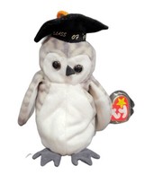 Ty Beanie Baby WISER the 1999 Graduation Owl 7&quot; - $148.88 MXN