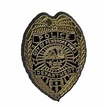 Pembroke Pines Florida Police Department Law Enforcement Plastic Lapel Hat Pin - $9.95