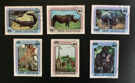 Central Africa - #323-8 Wild Animals - CTO used - £4.00 GBP