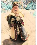 Thomas Kinkade Ashton Drake Christmas Santa Ornament Holding Wreath - $15.00