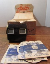 Vintage sawyers  Viewmaster Travel-pac w/shipping box/10 disney reels - £28.93 GBP