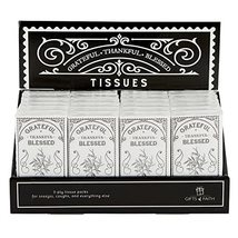 Creative Brands Faithworks-Travel Size Pocket Tissue Packs, 24-Count, Grateful T - £31.54 GBP