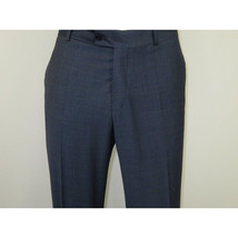 Men Suit BERLUSCONI Turkey 100% Soft Italian Wool Super 180's #Ber27 Navy Blue image 9